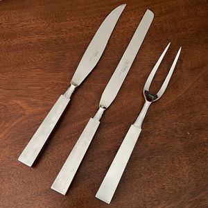 Griffon Stainless Razor Steel Three Piece Carving Set Japan